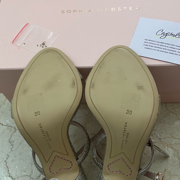 Sophia Webster ROSALIND CRYSTAL SANDAL - Picture 10 of 10